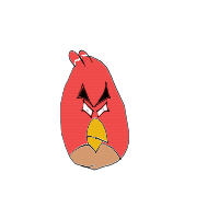 angry bird drawing by newjigger in Artbitrator