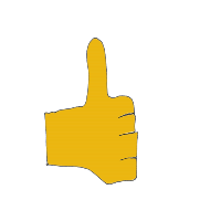 thumbs up drawing by newjigger in Artbitrator