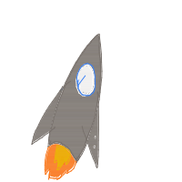 rocket ship drawing by magma in Artbitrator