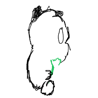 panda eating bamboo drawing by rylejghthegreat in Artbitrator