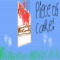 piece of cake drawing by hellokitty0496 in Artbitrator