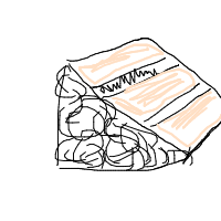 piece of cake drawing by teaki in Artbitrator