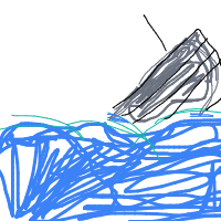 sinking ship drawing by teaki in Artbitrator
