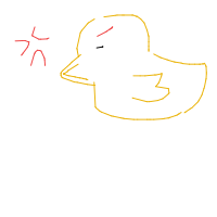 angry duck drawing by trng162 in Artbitrator