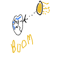 meteor approaching earth drawing by joker_27102005 in Artbitrator