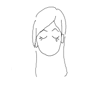 sleeping face drawing by shivtheartist in Artbitrator