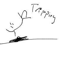tripping drawing by iqxvqi in Artbitrator