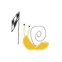 snail racing drawing by sevencoronet746 in Artbitrator