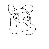 grumpy dog drawing by ravenohio in Artbitrator