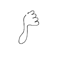thumbs down drawing by sniperplays2008 in Artbitrator