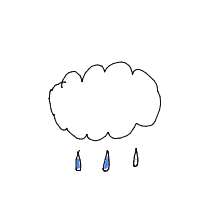 rain cloud drawing by sniperplays2008 in Artbitrator