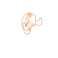 sleeping cat drawing by beebew in Artbitrator