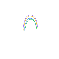 rainbow drawing by beebew in Artbitrator