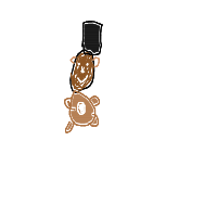 bear with a hat drawing by kur0nek0 in Artbitrator