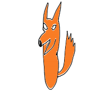 sneaky fox drawing by kroket in Artbitrator