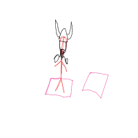 viking at yoga class drawing by art_00 in Artbitrator