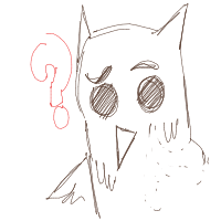 confused owl drawing by alien_5555 in Artbitrator