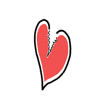 broken heart drawing by kroket in Artbitrator