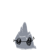 rock with sunglasses drawing by jesus012765 in Artbitrator