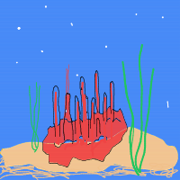 coral reef drawing by kroket in Artbitrator