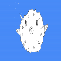 pufferfish drawing by kroket in Artbitrator