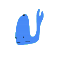 blue whale drawing by kroket in Artbitrator