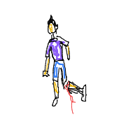 break a leg drawing by saro in Artbitrator