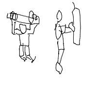training montage drawing by saro in Artbitrator