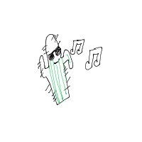 dancing cactus drawing by cabbages in Artbitrator