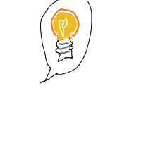 light bulb moment drawing by saro in Artbitrator