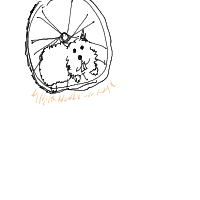 hamster on wheel drawing by cabbages in Artbitrator