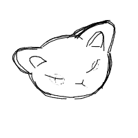 sleeping cat drawing by ifoindelight in Artbitrator