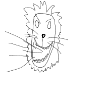 lion roaring drawing by kroket in Artbitrator