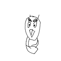 angry bird drawing by sakura1o1 in Artbitrator