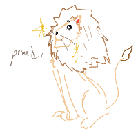 proud lion drawing by nzzzzzzzzzzzz in Artbitrator