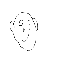 happy face drawing by bamas in Artbitrator