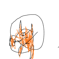 sleeping cat drawing by vkp5342 in Artbitrator