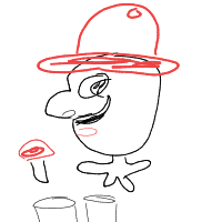 mario drawing by ms-d-atkal in Artbitrator