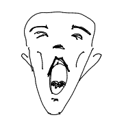 yawning drawing by keraz in Artbitrator