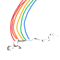 rainbow drawing by orang in Artbitrator