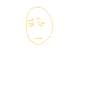 sad face drawing by moebird in Artbitrator