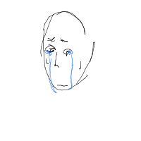 crying drawing by moebird in Artbitrator