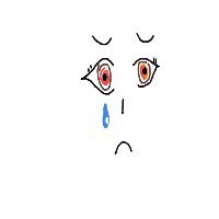 crying drawing by eternalluna in Artbitrator