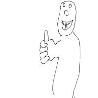 thumbs up drawing by cabbages in Artbitrator