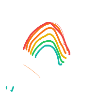 rainbow drawing by cabbages in Artbitrator