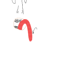 tip of tongue drawing by kroket in Artbitrator