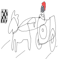 chariot race drawing by kroket in Artbitrator