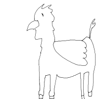 griffin drawing by kroket in Artbitrator