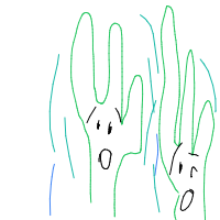 dancing cactus drawing by taya in Artbitrator