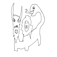 chimera drawing by kroket in Artbitrator